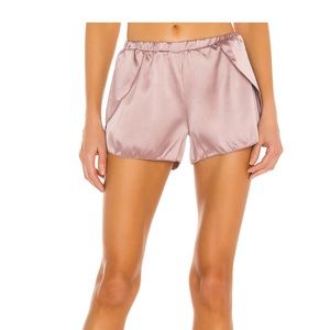 Revolve Mina Lisa Satin Tulip Shorts